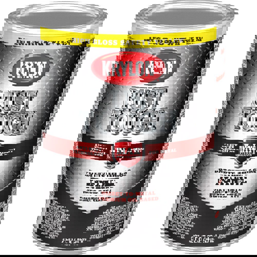 Paints; Product Type: Brush-On; Anti-Rust ; Color Family: Yellow ; Color: Safety Yellow ; Finish: Gloss ; Applicable Material: Metal; Aluminum; Steel ; Indoor/Outdoor: Indoor; Outdoor